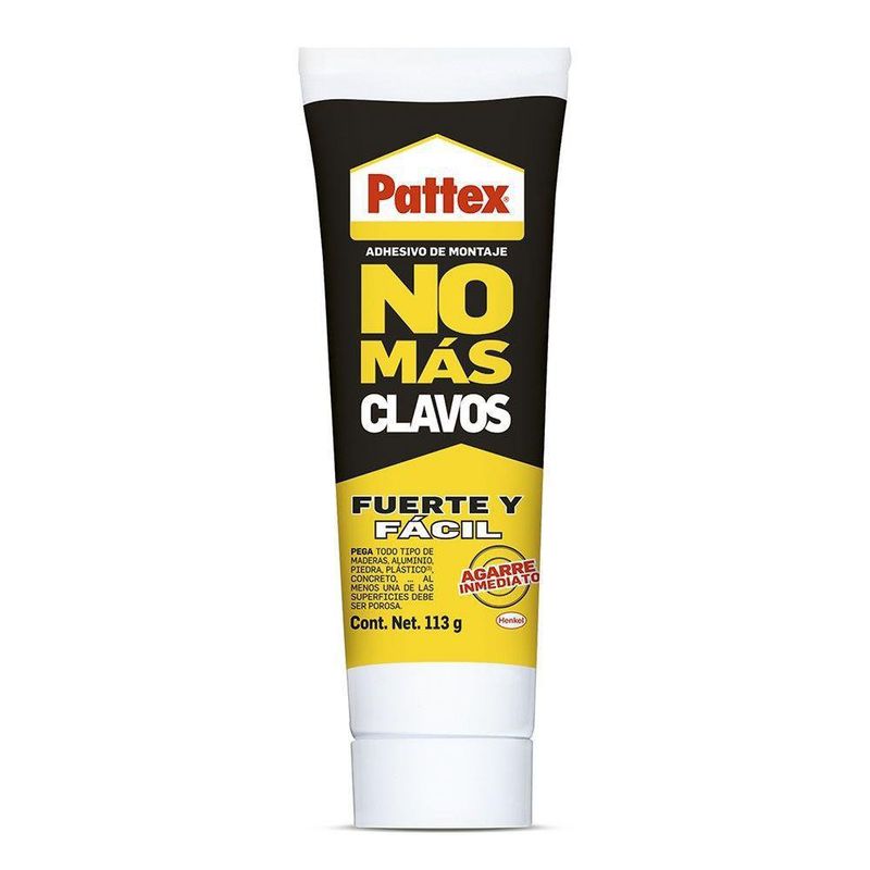 Pattex Adhesivo para montaje pack en tubo No más clavos (250 g)