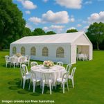 Toldo Fiesta para Exterior Blanco