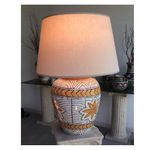 Pantalla-para-Lampara-Color-Beige-Conico