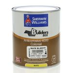 Builders Base Anticorrosivo 4000 Colonial Mate Blanco 1/4 Gal - Sherwin Williams