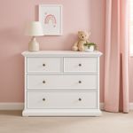 Gavetero Monet Blanco de Madera con 4 Gavetas