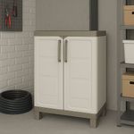 Gabinete Bajo con Puertas Dobles Curver Beige
