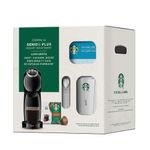 Kit de Cafetera Genios Plus + Vaso, Cuchara y Moldes de Hielo + Capsulas