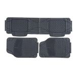 Alfombra Para Auto De Hule 3 Pzas - Fmq Varios Colores