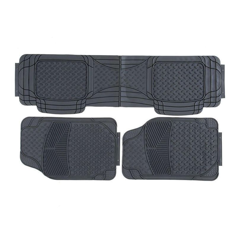 Alfombra Para Auto De Hule 3 Pzas - Fmq Varios Colores