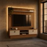 Panel-Aereo-para-TV-Eris-Cafe-y-Blanco