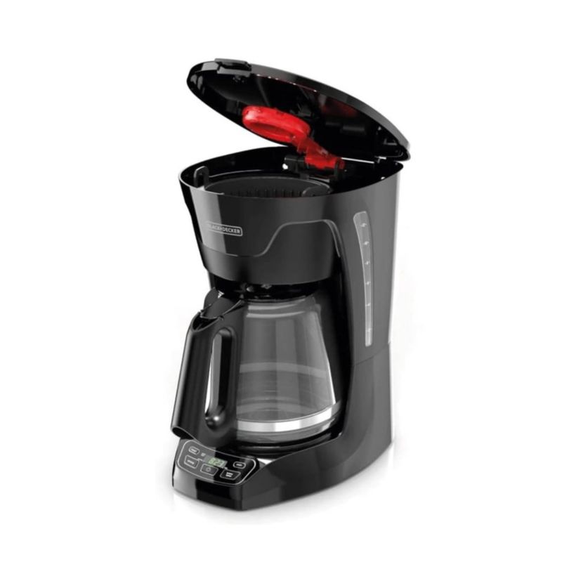 Cafetera Programable Digital Negra 12 Tazas