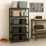 Estante-de-Plastico-5-Niveles-Negro