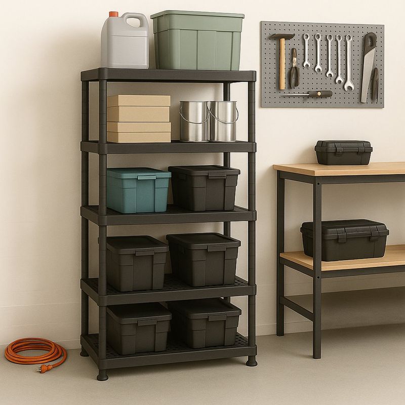 Estante-de-Plastico-5-Niveles-Negro