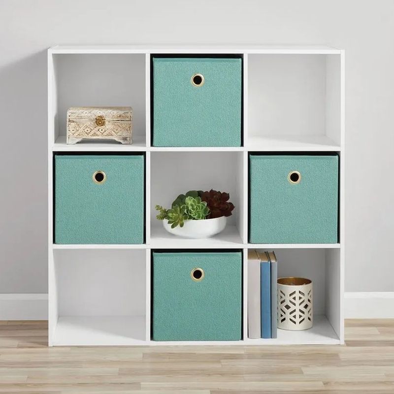 Cubo de 9 Espacios Melamina Blanco