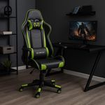 Silla Gamer Lord Negro y Verde - Varios Colores