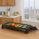Plancha Eléctrica Antiadherente con Control de Temperatura