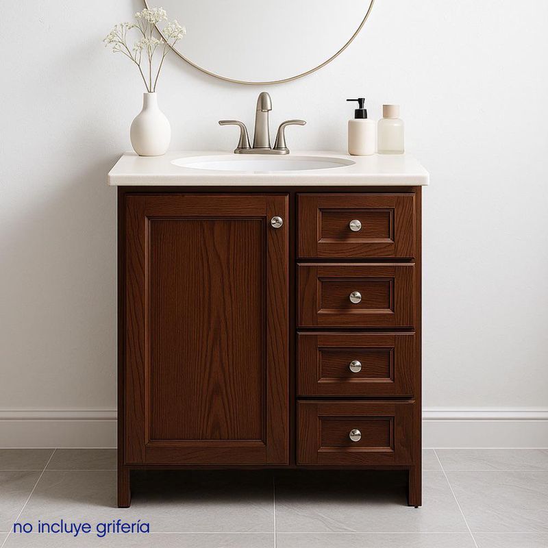 Mueble de Baño para Lavamanos Sevilla Cherry Mistic