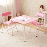 Set Plegable de Mesa y 2 Sillas Mercy Rosa