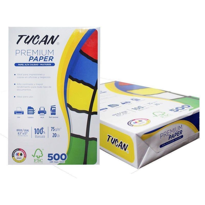 Resma Papel Bond Premium Oficio - Tucan