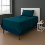 Sábana Cobertora Paon Verde 100% Algodón - Varios Tamaños