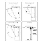 Cierra Puerta a Gas para Puertas 6 Kg Fuerza