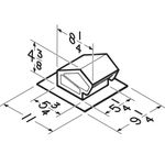 Tapa de Acero 3.25 Plg para Ventilación
