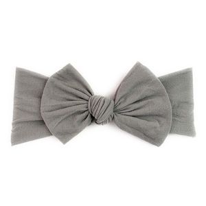 Moño Mini Lazo Gris