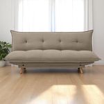Sofá Cama Russel Beige con Apoyabrazos