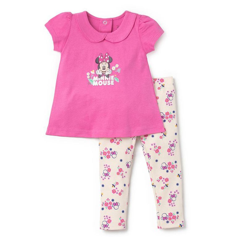 Conjunto Floral Minnie - Varias Tallas