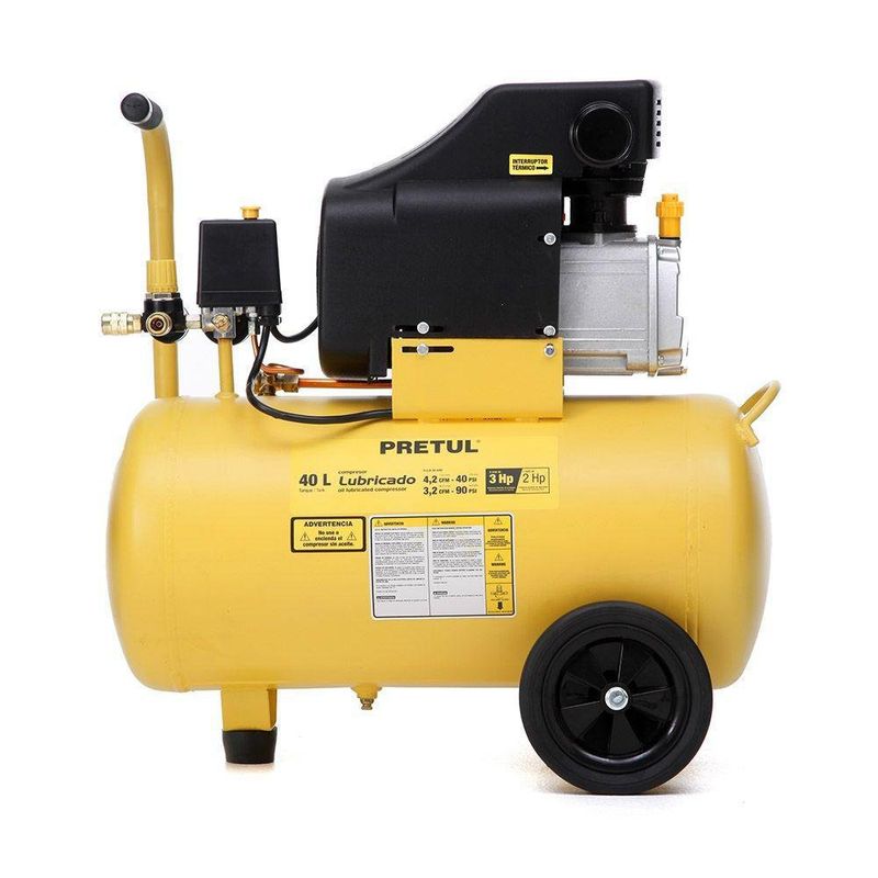Compresor Horizontal 40 L 3 Hp - Pretul