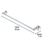 Toallero-de-Barra-Cromado-Aqua-de-24-Plg----Foset