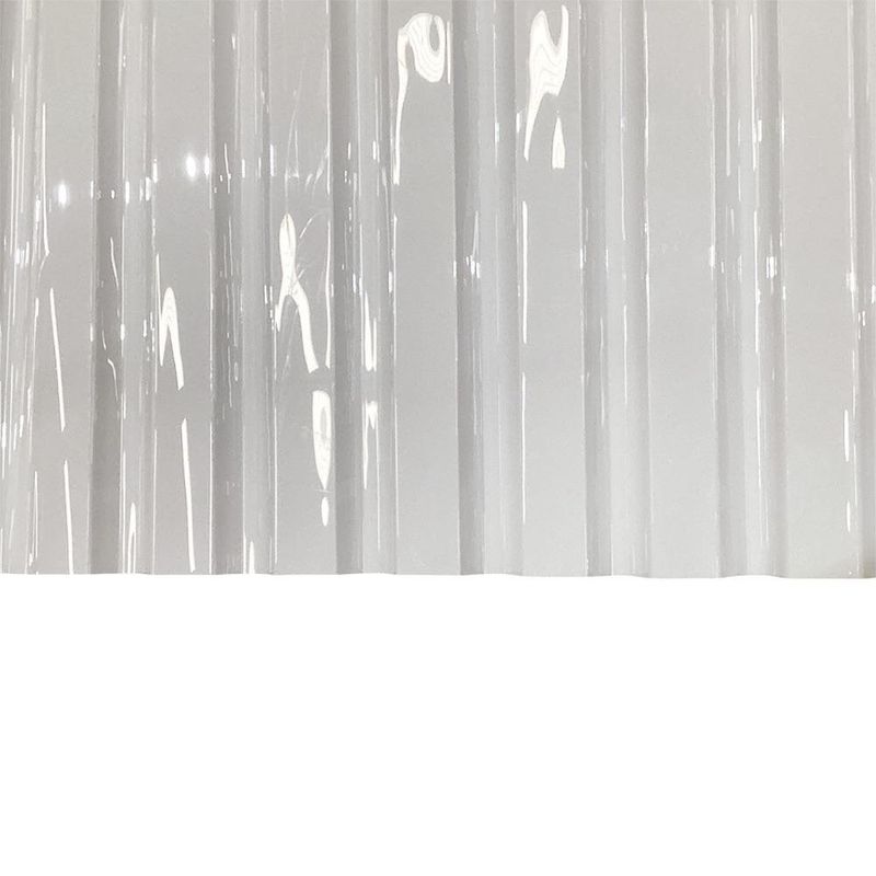 Lámina Acrílica I-101 Blanca 8 Pies Perfil Trapezoidal