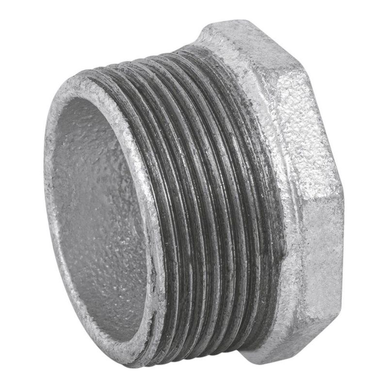 Reducción Bushing Acero Galvanizado 1-1/2 Plg X 3/4 Plg