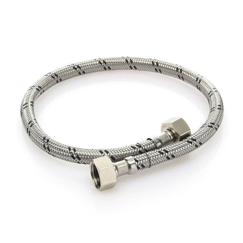 Mangueralavaplatos 1/2X1/2 55 Cm Acero Foset - Truper