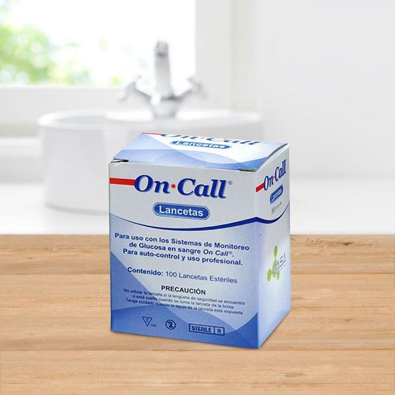 Lancetas-On-Call-Esteriles-30G-100-Unidades