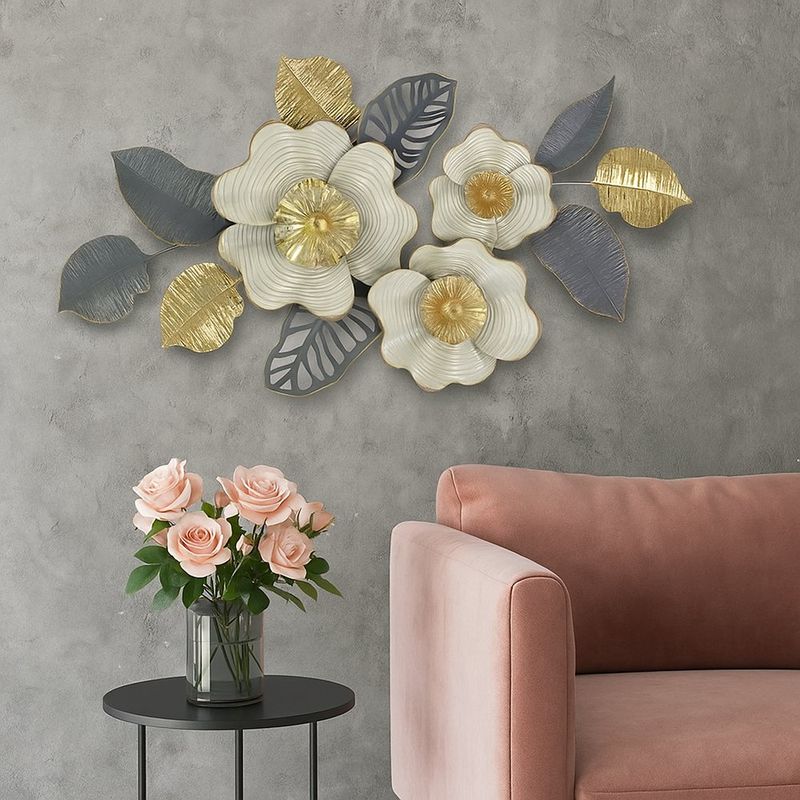 Placa-de-Pared-con-Flores