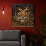 Cuadro Decorativo Tigre con Marco