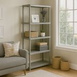 Estantería Plástica Plus de 5 Niveles Gris