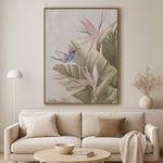 Cuadro-con-Colibri-y-Flor-Ave-del-Paraiso