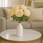 Ramo-de-Rosas-Artificiales-Crema