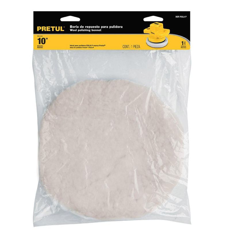 Funda de Pulido para Repuesto con Cordón Ajustable 10 Plg