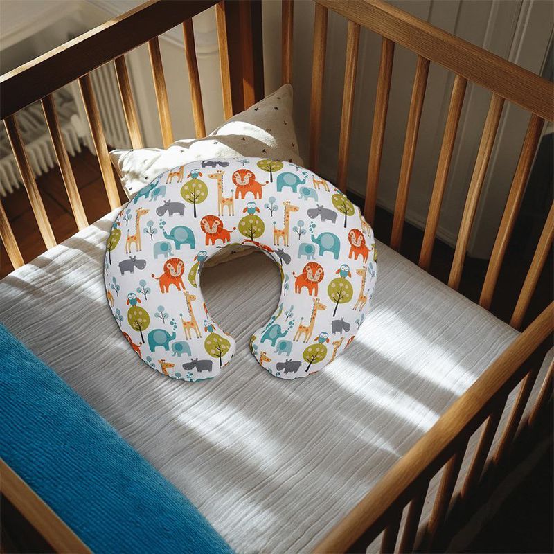 Almohada Boppy Fibra Algodón Jungle