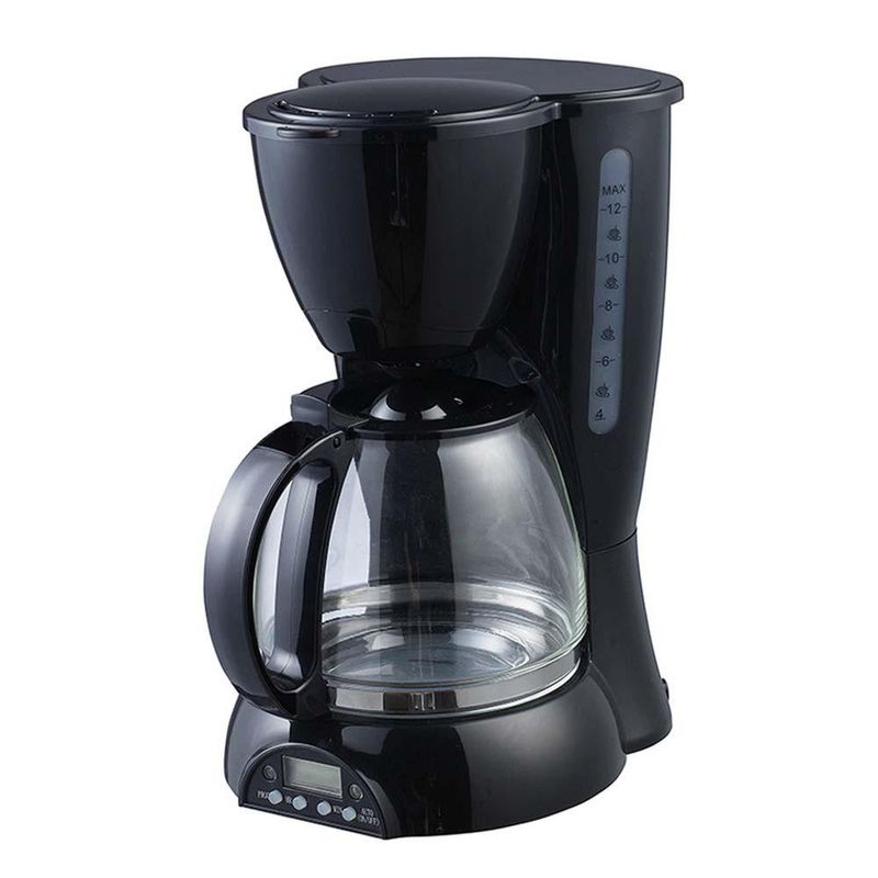 Cafetera Programable con Jarra de Vidrio de 12 Tazas