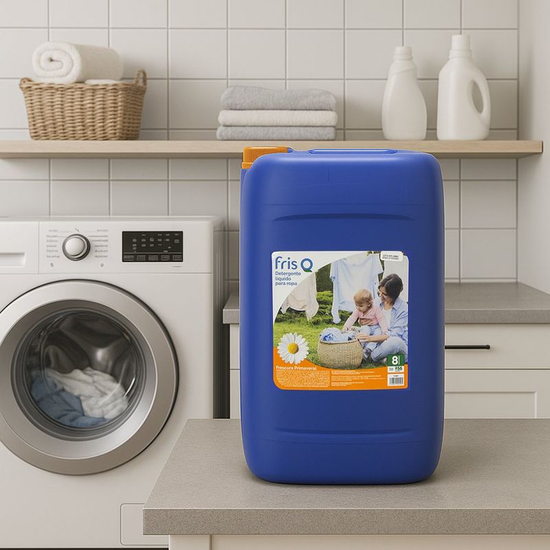 Detergente Líquido para Ropa Aroma Frescura Primaveral 8 Gal