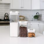 Set de 3 Recipientes con Tapa Easy Lock Transparente