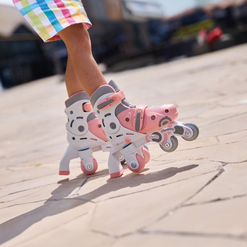 Patines-Evolutivos-2-en-1-Talla-30-33-Rosa-Pastel