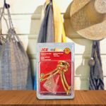Gancho Doble para Colgar Ropa Brillante de 35 Lb
