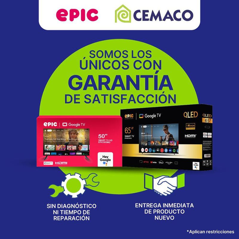 Combo Smart Tv Led 4K 50 Plg + Televisor Led Básico HD 32 Plg
