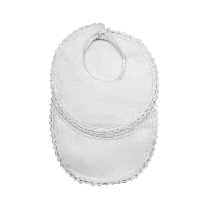 Set de Babero y Salivero para Bebé Ojo de Perdiz Recién Nacido