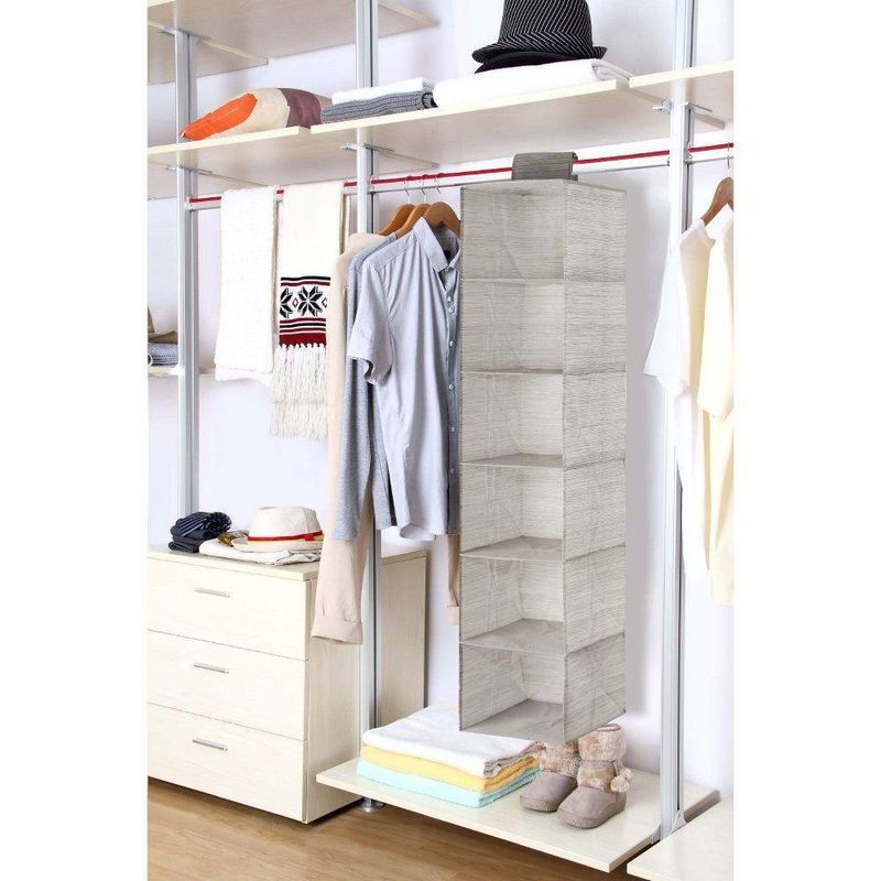 Organizador 6 Divisiones 30X30X127 Cm Biege - Elements