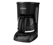 Cafetera Black + Decker de 12 Tazas Automática Filtro Permanente