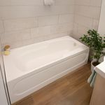 Tina de Baño Rectangular de Acrílico Confort