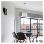 Lámpara de Techo Gotas de Cristal 4 Luces 40W