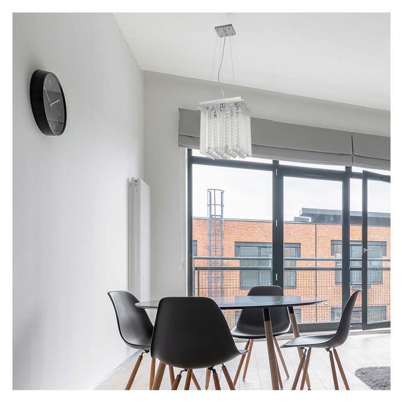 Lámpara de Techo Gotas de Cristal 4 Luces 40W